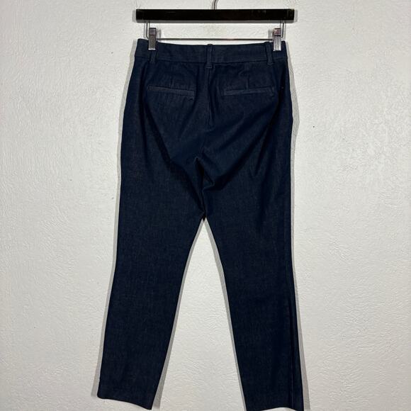 GAP Signature Skinny Ankle Trouser Pant Casual Midnight Blue - 0 - Picture 4 of 6